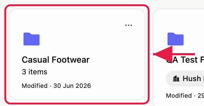 AI Designer: Library: A library folder