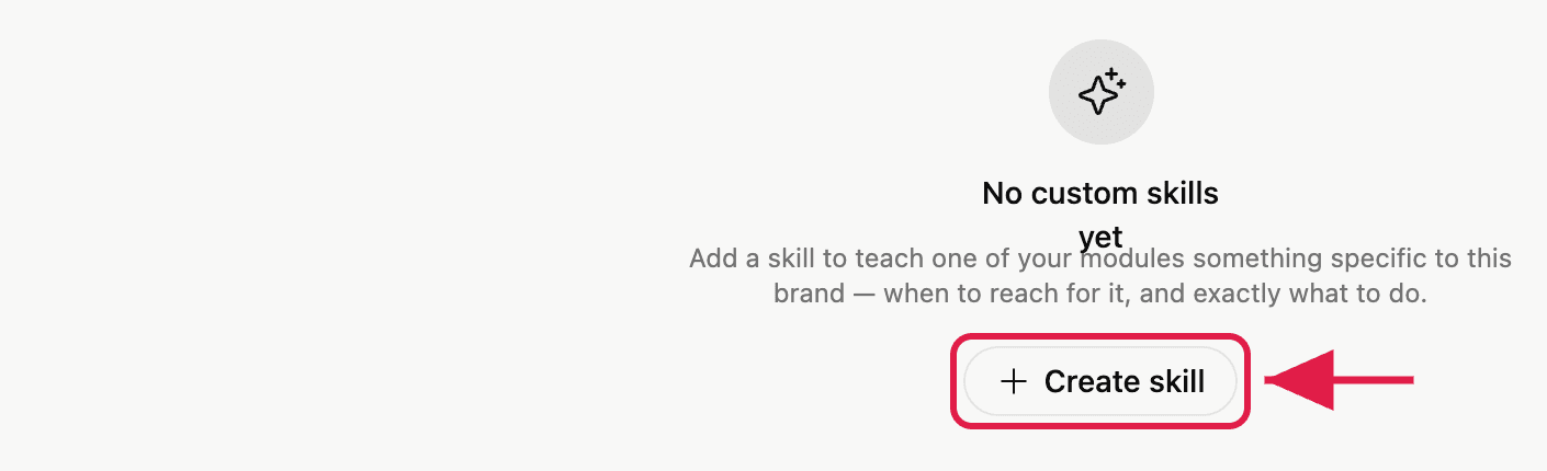 Brand Brain: Skills: Create a skill
