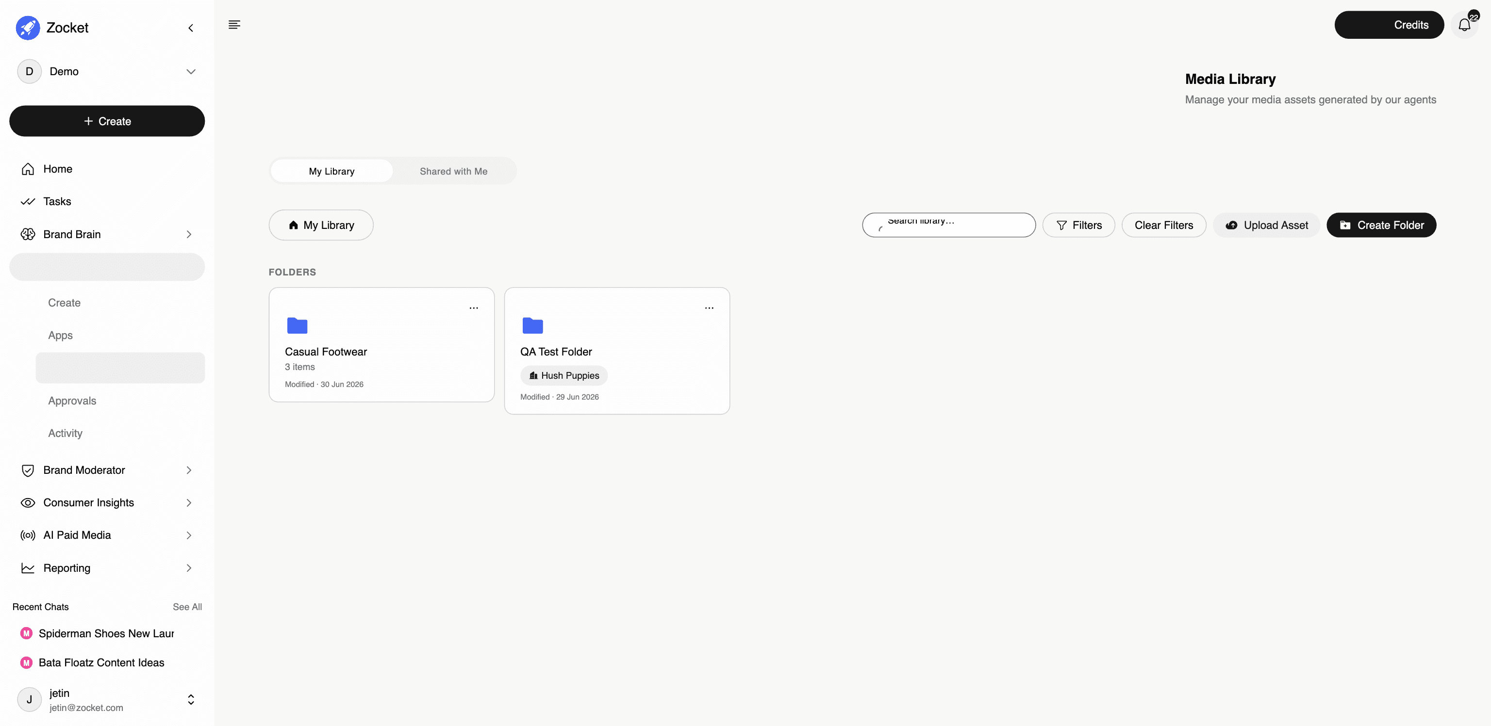 Library screenshot