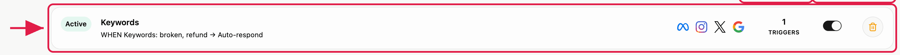 Brand Moderator: Rules Engine: A moderation rule